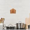 Lurrose Straw Storage Utensil Holder with Wall Mount view 4