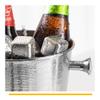 RYUQW3RE Stainless Steel Ice Bucket, Gold, for Home Parties (Silver, S) view 4