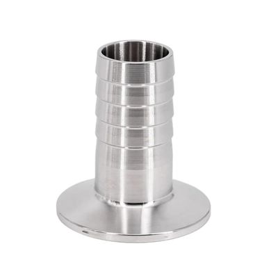 BCOMFY 1-Piece 6–51 mm Hose Barb to 0.5–2 in Tri-Clamp Stainless Steel Sanitary Fitting