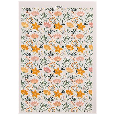 Under-Glaze Transfers | Flower Petal Water-Soluble Transfer Paper