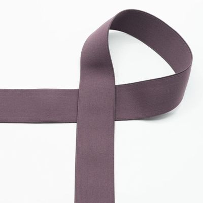 40 mm Wide Elastic Band | Colorful | 1m and 2m Lengths | No Meter Goods (Mauve, 1 Meter)