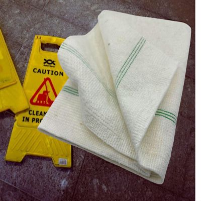 1 x MAAJ Floor Cloth/Scouring Cloth White 60x50cm