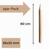 Square Beech Wood Stakes, 25 Pack, 80 cm, 25 x 25 mm view 3