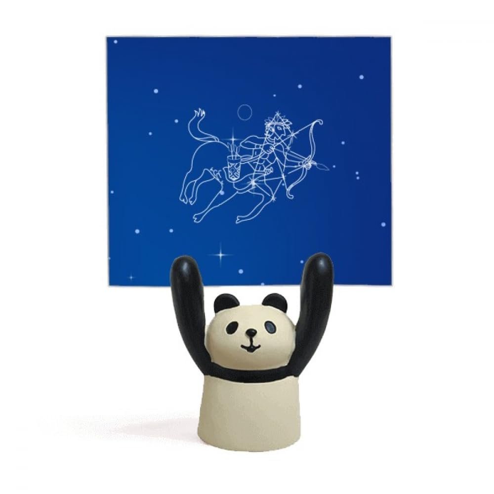 Star Universe Sagittarius Constellation Memo Holder, Panda Stand Decoration