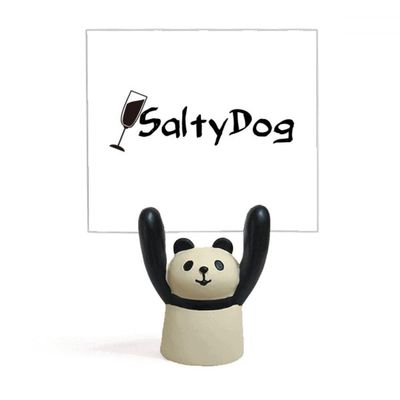 Salty Dog Salt with Cup Memo Holder, Panda Stand