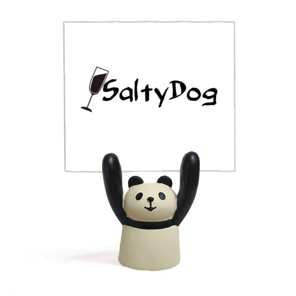 Salty Dog Salt with Cup Memo Holder, Panda Stand