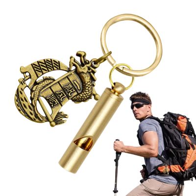 Tuxuseo Brass Survival Whistle