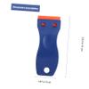 SHINEOFI 3-Piece Cleaning Scraper Set, Blue Plastic Razor Scrapers for Sticker Removal view 2