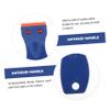 SHINEOFI 3-Piece Cleaning Scraper Set, Blue Plastic Razor Scrapers for Sticker Removal view 3