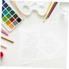 HOMSFOU 4-Piece Reusable Flower Stencil Set view 4