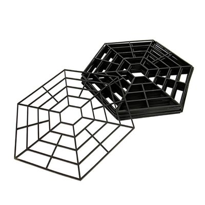 Happyyami 20-Pack Black Hexagonal Fish Protection Nets for Outdoor Ponds