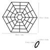 Happyyami 20-Pack Black Hexagonal Fish Protection Nets for Outdoor Ponds view 2