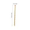 GALPADA 10-Piece Spiral Carbon Steel Ground Stakes view 2
