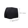 HEMOTON Golf Cart Protective Cover, Oxford Fabric, Black, M, 275 x 122 x 168 cm, Dust and Sun Protection for Outdoor Use view 2