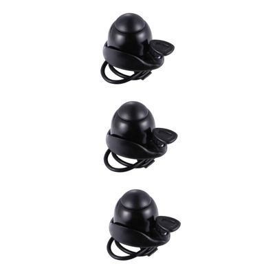 TOYANDONA 3-Pack Universal Bicycle and Electric Scooter Bells, Adjustable, Black