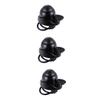 TOYANDONA 3-Pack Universal Bicycle and Electric Scooter Bells, Adjustable, Black view 1