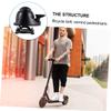 TOYANDONA 3-Pack Universal Bicycle and Electric Scooter Bells, Adjustable, Black view 2