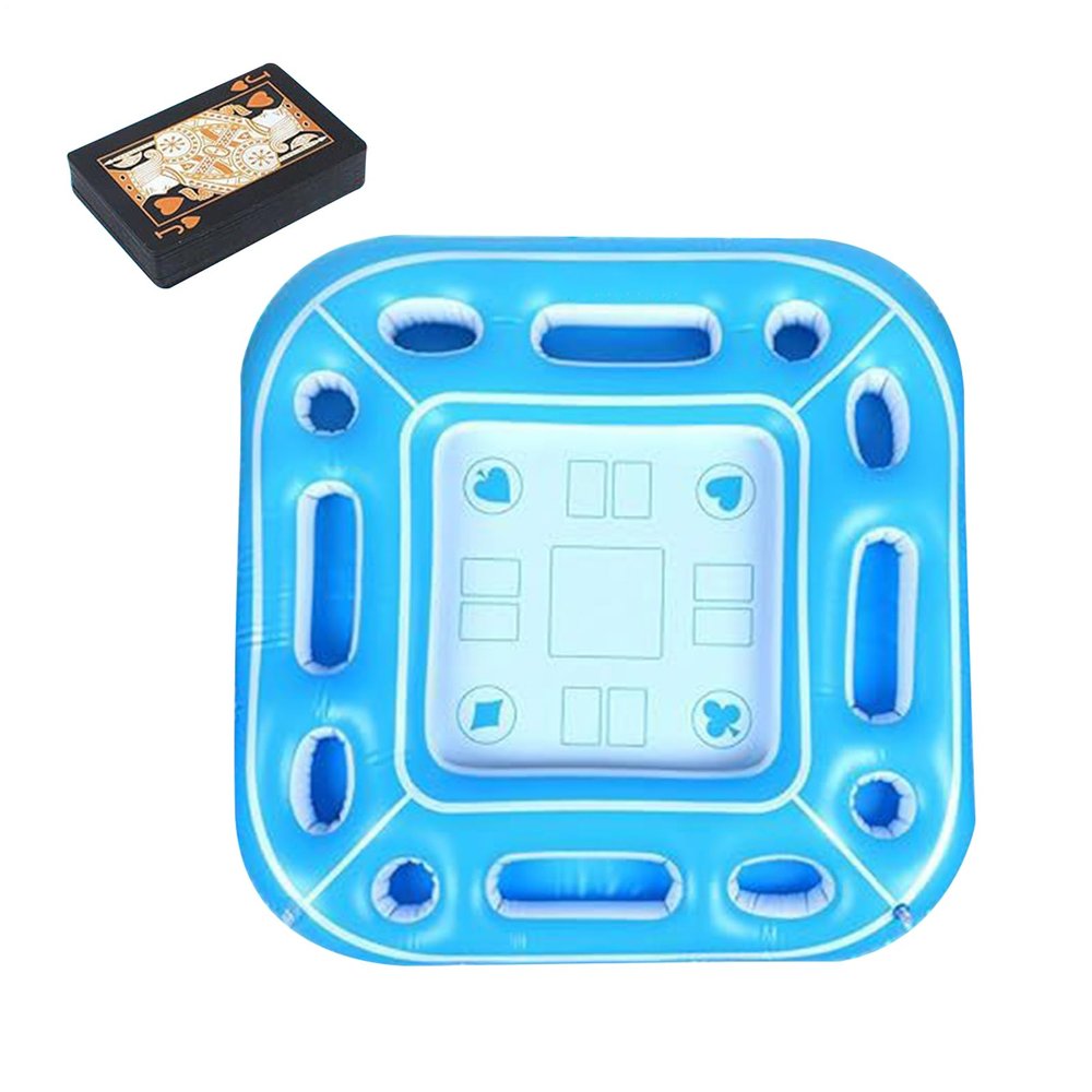 Inflatable Portable Floating Card Table for the Pool