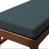 VEAI Outdoor Bench Cushion, Non-Slip, Blue, 70 x 35 x 5 cm view 1