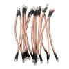 BADIKA Grounding Cable, 100 Pieces, 6 mm² Copper Stranded Wire, 450 mm, 8-Aperture view 1