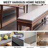 VEAI Outdoor Bench Cushion, Non-Slip, Green, 190 x 50 x 5 cm view 3