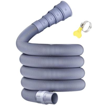 RV Waste Water Hose Set, 10 m, Foldable with Adjustable Adapter