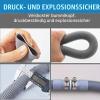 RV Waste Water Hose Set, 10 m, Foldable with Adjustable Adapter view 2