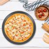 FUNNETOYU 33 cm Round Perforated Aluminum Pizza Pan view 3