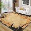 TerroVee Textured Area Rug 200 x 300 cm, Washable, Non-Slip, Soft, Sepia Black view 1
