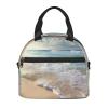 Serene Coastal Lunch Bag for Women and Men, Reusable Insulated Lunch Box, Leakproof, Large Capacity view 2