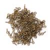 200pcs Eye Pins Alloy - Screw Hooks for Jewelry Making view 4