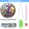 Reofrey Double-Sided Diamond Painting Suncatcher - 20x20cm Dinosaur Design view 2