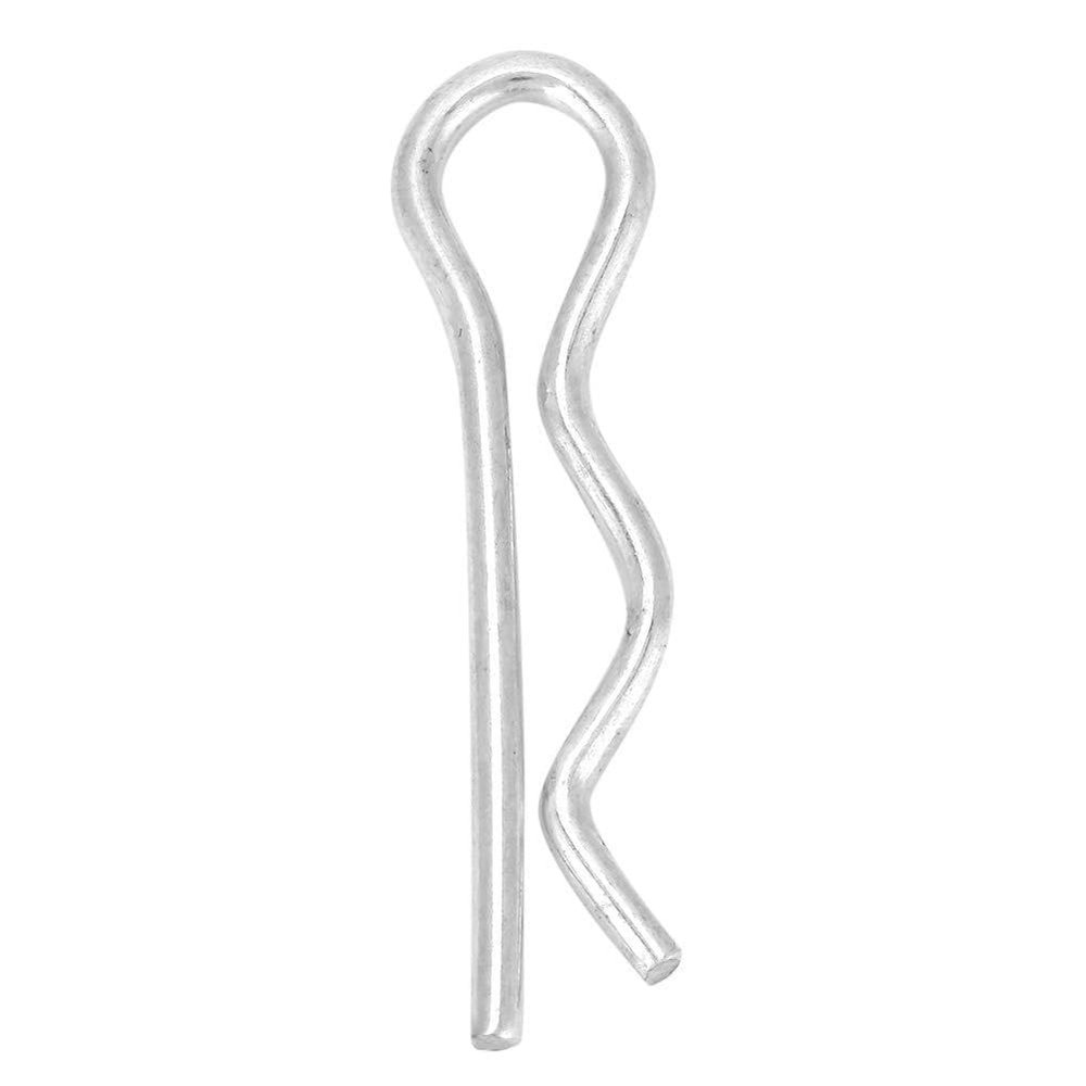 Durable Zinc-Plated R-Clips, 4 Sizes, 1.6/1.8/2/2.5 mm (1.6 × 28 mm, 30 pcs)