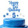 mciskin Royal Blue 5th Birthday Candle Set view 1