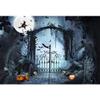 Xiaoterna 6 x 3 m Halloween Forest Cemetery Photography Backdrop view 1