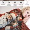 Santa Claus Fleece Blanket, Soft Lightweight Flannel Throw for Couch, Bed, or Sofa, 150 x 200 cm view 3