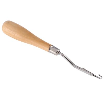 Wooden Hair Hook Needle for Rug Making and Craft Projects