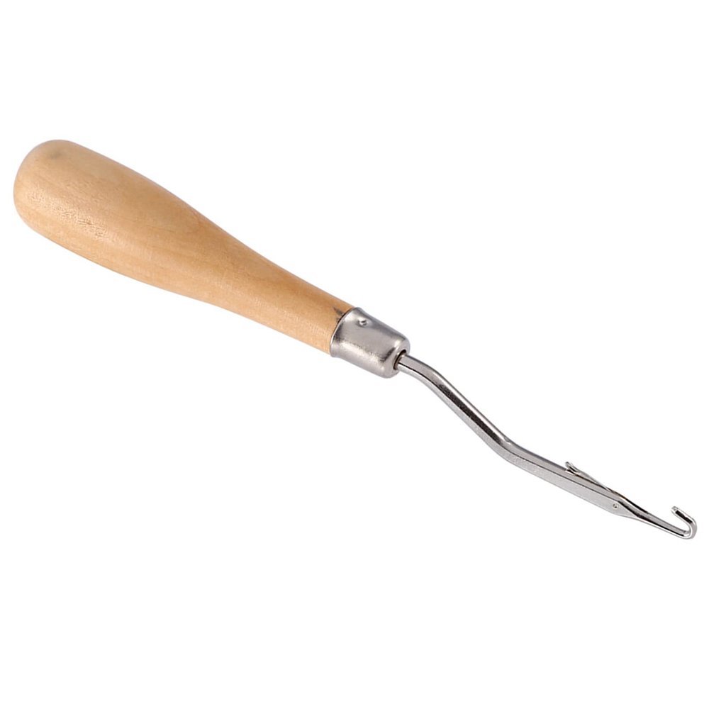 Wooden Hair Hook Needle for Rug Making and Craft Projects