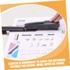Long-Arm Desktop Stapler, High-Capacity Iron Stapler, Black view 3
