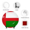 PHAYAH Sultanate of Oman Pattern Bone China Decorative Plate with Vertical Stand, 15.2 cm view 4