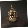 DOITOOL 3-Pack Vibrant DIY Brass Keychain with Wukong Monkey Design view 3