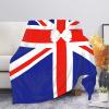 Suhoaziia Fleece Blanket for Sofa and Bed, Union Jack Flag Pattern view 1