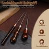Reovin 3-Piece Awl Set with Wooden Handle view 3