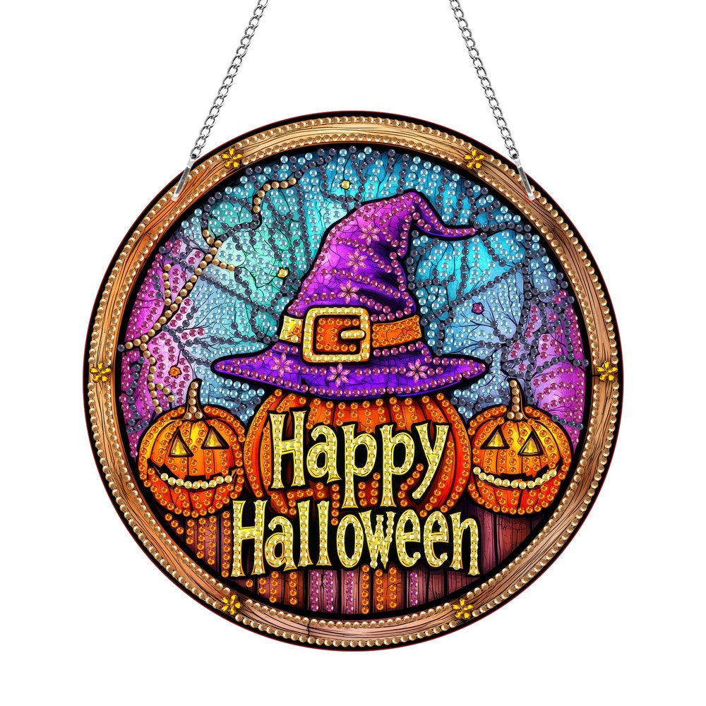 Hoobee Halloween Diamond Painting Pendant