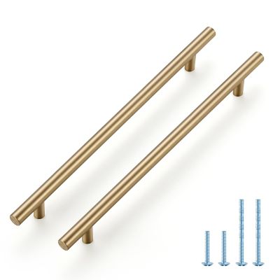 JOY DECOR Stainless Steel Cabinet Handles, 20-Pack, Champagne Bronze, 224 mm Hole Center