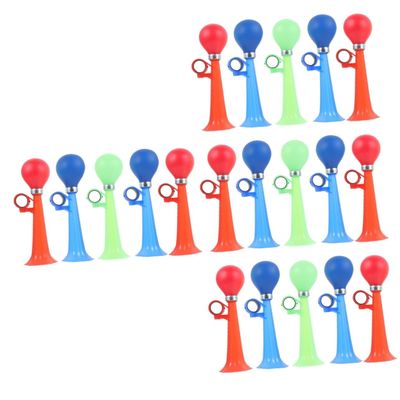 HEMOTON 4 Sets Bicycle Horns, Press-to-Sound Bike Bells for Teenagers, Durable Plastic Bicycle Sound Horns, Random Color, 5 Pieces × 4