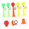 HEMOTON 4 Sets Bicycle Horns, Press-to-Sound Bike Bells for Teenagers, Durable Plastic Bicycle Sound Horns, Random Color, 5 Pieces × 4 view 2