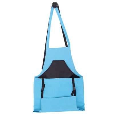 ifundom Cotton Canvas Fruit Harvest Apron with Large Opening, Adjustable Belt, and Small Pockets for Garden and Farm