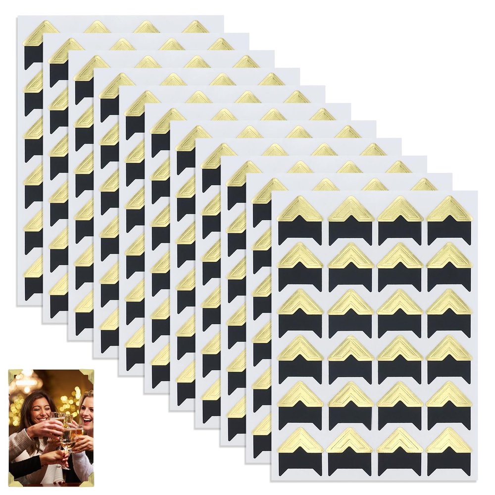EUGENEKELLY 11 Sheets Self-Adhesive Photo Corners