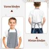 Livdouyu Kitchen Apron Set for Women and Kids view 3